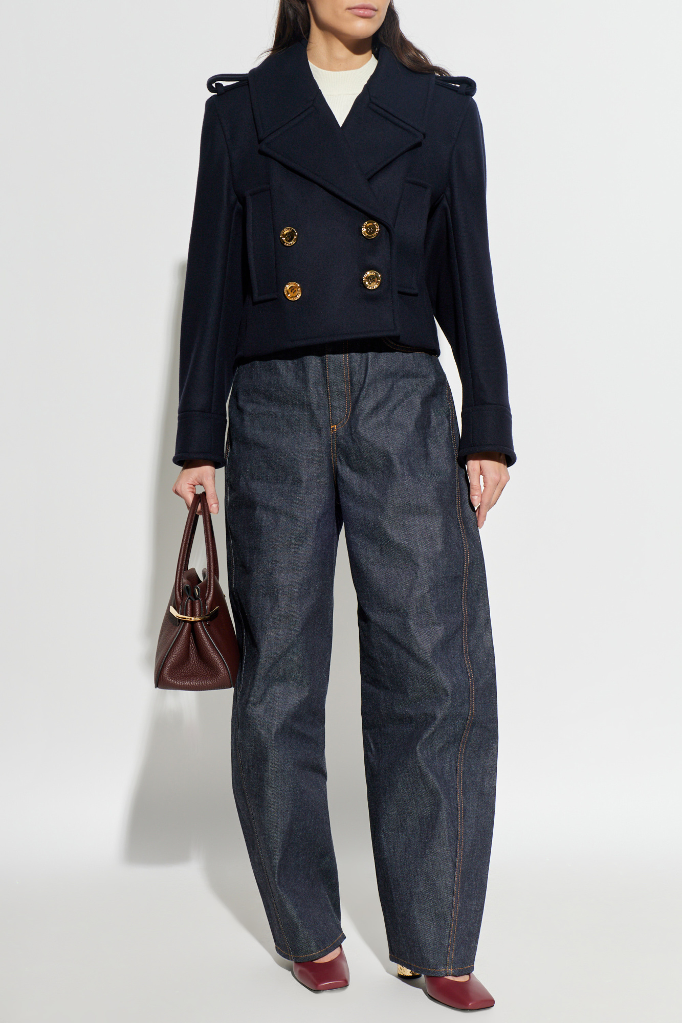 ジャケット・アウター 90's GIVENCHY WOOL CHINA JACKET Givenchy Wool jacket with epaulettes | Women's | Vitkac